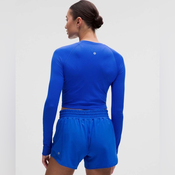 Lululemon Swiftly Tech Cropped LS Shirt 2.0
Cerulean Blue / Cerulean Blue
Sz 8 - Picture 2 of 4
